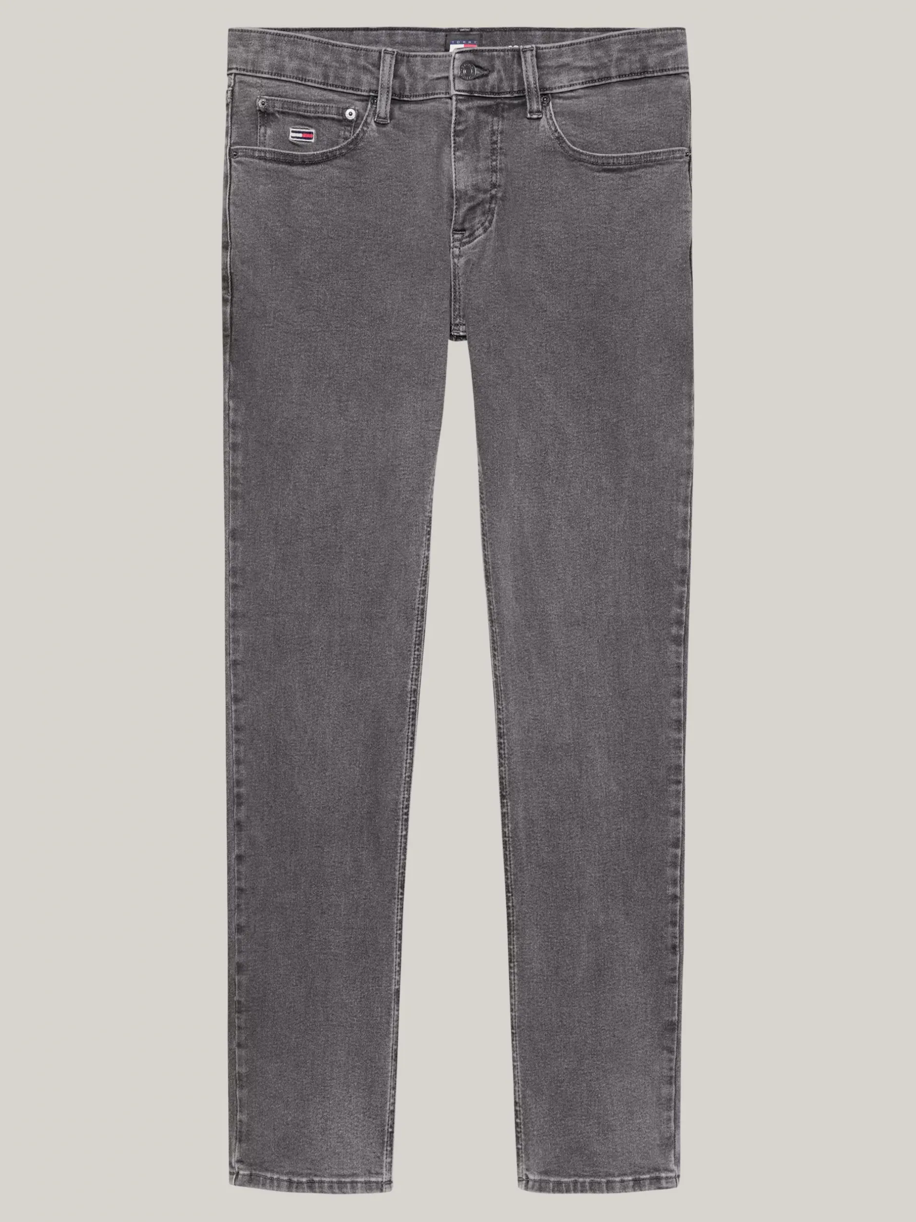 Jeansy*Tommy Hilfiger Czarne Jeansy Scanton O Wąskim Kroju DENIM BLACK