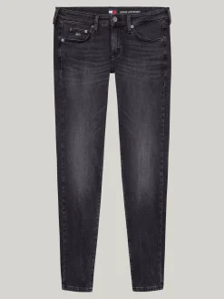 Jeansy*Tommy Hilfiger Czarne Jeansy Sophie O Obcisłym Kroju DENIM BLACK