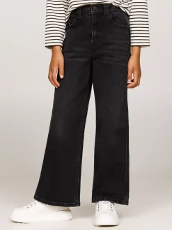 Jeansy*Tommy Hilfiger Czarne Jeansy Z Efektem Wyblaknięcia BLACKUSED