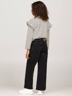 Jeansy*Tommy Hilfiger Czarne Jeansy Z Efektem Wyblaknięcia BLACKUSED