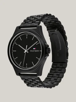 Zegarki*Tommy Hilfiger Czarny Zegarek Z Bransoletą Ze Stali Nierdzewnej BLACK
