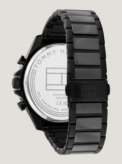 Zegarki*Tommy Hilfiger Czarny Zegarek Ze Stali Nierdzewnej BLACK