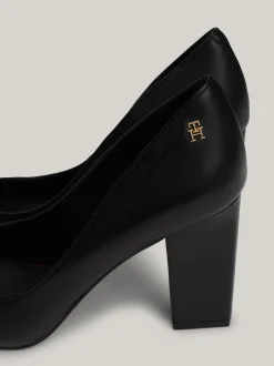 Czółenka*Tommy Hilfiger Czółenka Na Obcasie Z Noskami W Szpic BLACK