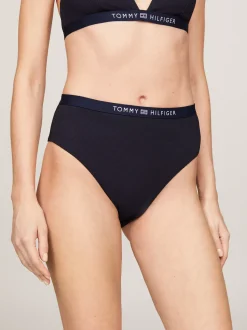 Stroje Kąpielowe*Tommy Hilfiger Dół Od Bikini O Fasonie Cheeky Z Wysokim Stanem DESERT SKY