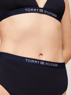 Stroje Kąpielowe*Tommy Hilfiger Dół Od Bikini O Fasonie Cheeky Z Wysokim Stanem DESERT SKY