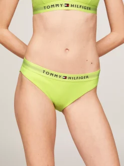 Stroje Kąpielowe*Tommy Hilfiger Dół Od Bikini Typu Hipster Original FADED LIME