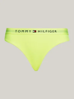 Stroje Kąpielowe*Tommy Hilfiger Dół Od Bikini Typu Hipster Original FADED LIME