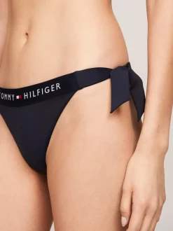 Stroje Kąpielowe*Tommy Hilfiger Dół Od Bikini Wiązany Po Bokach DESERT SKY