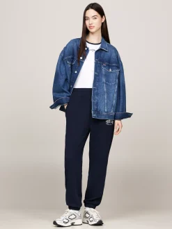 Kurtki & Płaszcze*Tommy Hilfiger Denimowa Kurtka O Kroju Oversize Z Logo DENIM MEDIUM