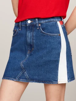 Spódnice*Tommy Hilfiger Denimowa Spódnica Mini Izzie Archive DENIM MEDIUM
