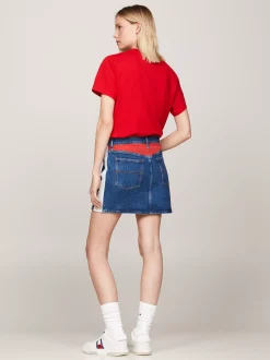 Spódnice*Tommy Hilfiger Denimowa Spódnica Mini Izzie Archive DENIM MEDIUM