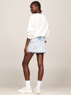 Spódnice*Tommy Hilfiger Denimowa Spódnica Mini Sophie Z Niskim Stanem DENIM LIGHT