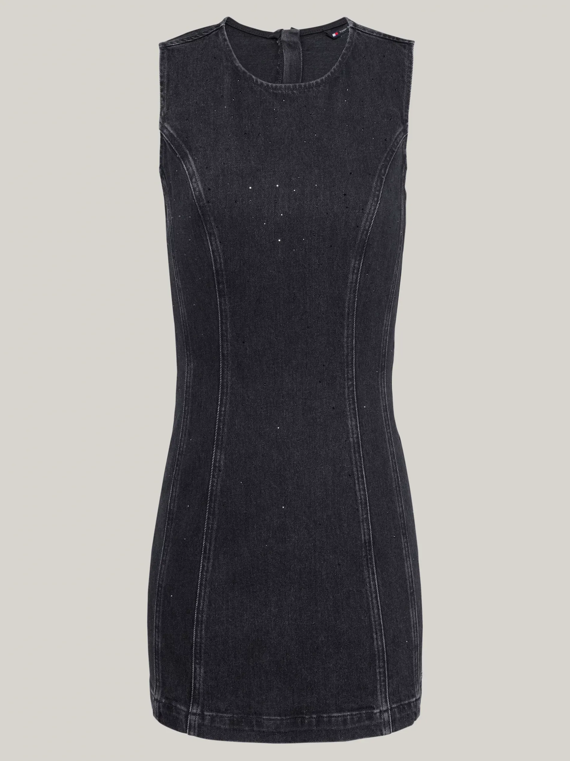 Sukienki*Tommy Hilfiger Denimowa Sukienka Mini O Fasonie Bodycon DENIM BLACK