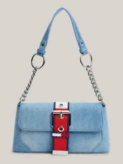 Torby Na Ramię*Tommy Hilfiger owa Torba Na Ramię Z Magnetycznym Zapięciem DENIM