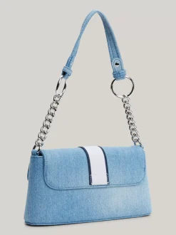 Torby Na Ramię*Tommy Hilfiger owa Torba Na Ramię Z Magnetycznym Zapięciem DENIM