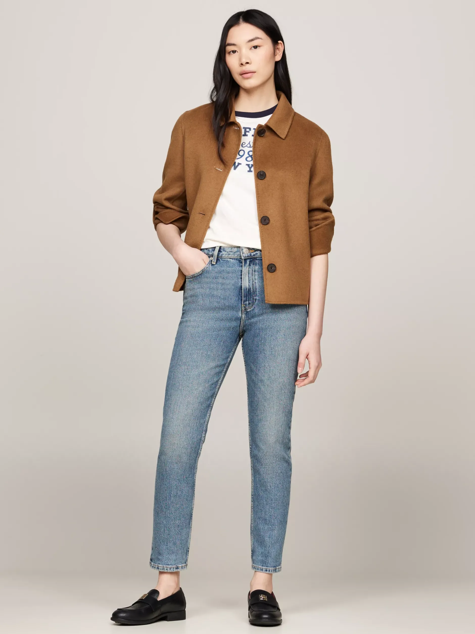 Jeansy*Tommy Hilfiger Denimowe Cygaretki O Wąskim Kroju KATE