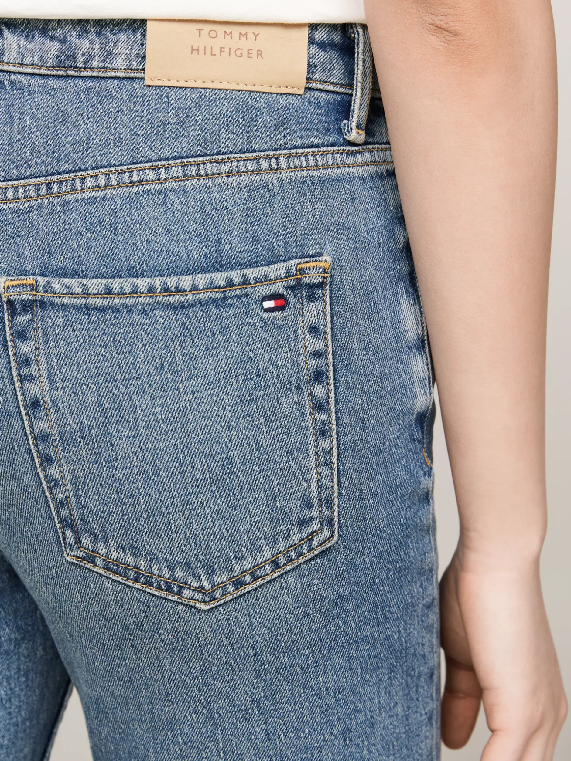 Jeansy*Tommy Hilfiger Denimowe Cygaretki O Wąskim Kroju KATE