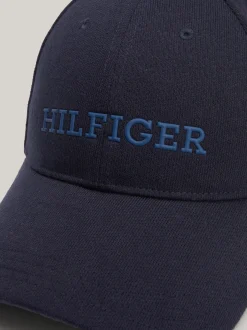 Czapki I Szaliki|Czapki Z Daszkiem*Tommy Hilfiger Dżersejowa Sześciopanelowa Bejsbolówka Z Logo SPACE BLUE