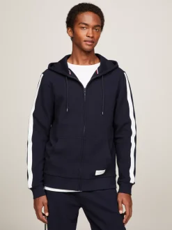Stroje Domowe*Tommy Hilfiger Domowa Bluza Z Kapturem TH Established DESERT SKY