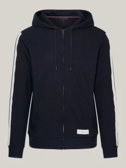 Stroje Domowe*Tommy Hilfiger Domowa Bluza Z Kapturem TH Established DESERT SKY