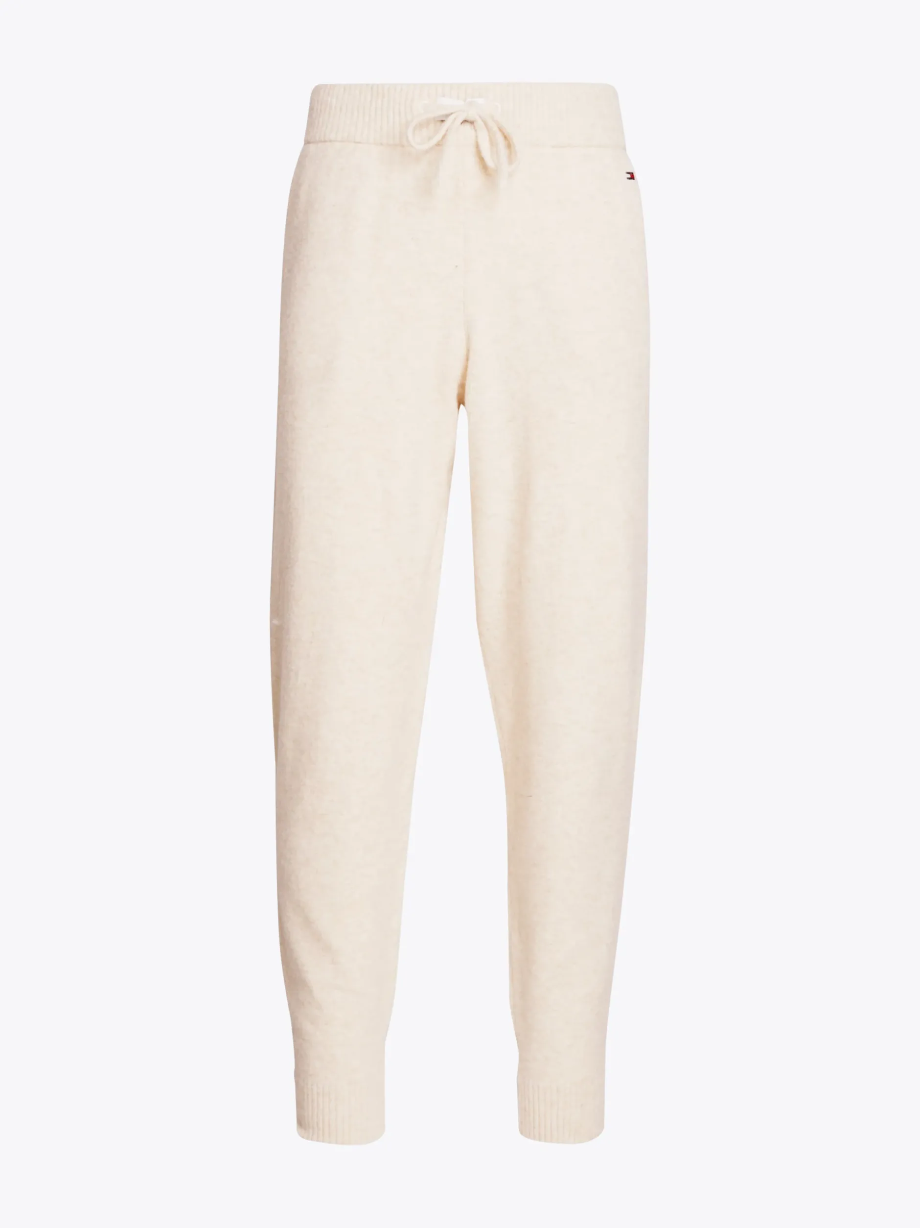 Stroje Domowe*Tommy Hilfiger Domowe Joggery TH Established Z Wełną HEATHERED OAT