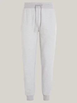 Stroje Domowe*Tommy Hilfiger Domowe Joggery Ze ściągaczami TH Established LIGHT GREY HEATHER