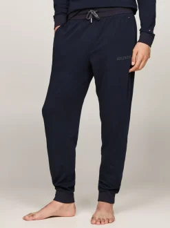 Stroje Domowe*Tommy Hilfiger Domowe Joggery Ze ściągaczami DESERT SKY