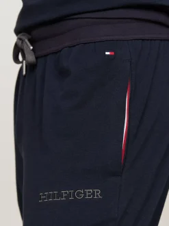 Stroje Domowe*Tommy Hilfiger Domowe Joggery Ze ściągaczami DESERT SKY