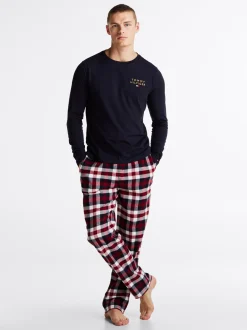 Stroje Domowe*Tommy Hilfiger Domowy Longsleeve TH Original DESERT SKY