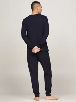 Stroje Domowe*Tommy Hilfiger Domowy Longsleeve TH Original DESERT SKY