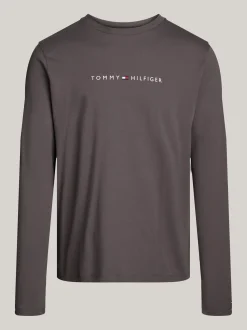 Stroje Domowe*Tommy Hilfiger Domowy Longsleeve TH Original DARK ASH