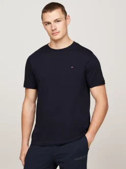 Stroje Domowe*Tommy Hilfiger Domowy T-shirt O Wąskim Kroju DESERT SKY