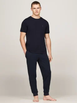 Stroje Domowe*Tommy Hilfiger Domowy T-shirt O Wąskim Kroju DESERT SKY