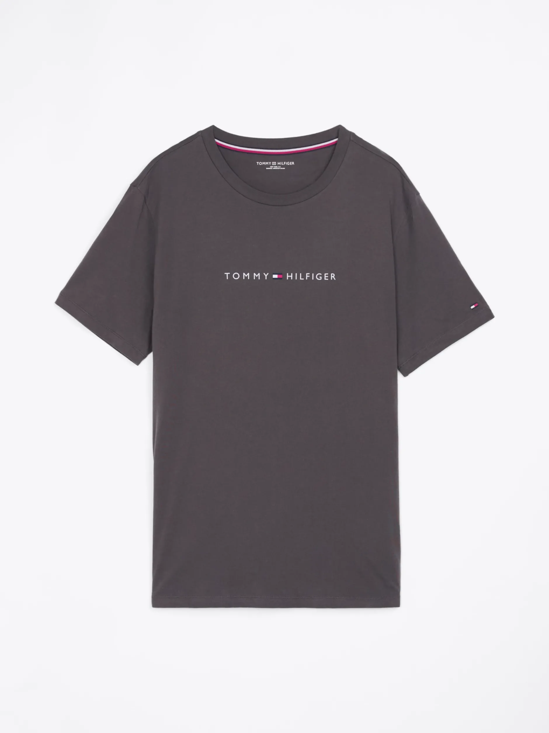 Stroje Domowe*Tommy Hilfiger Domowy T-shirt TH Original Z Logo DARK ASH