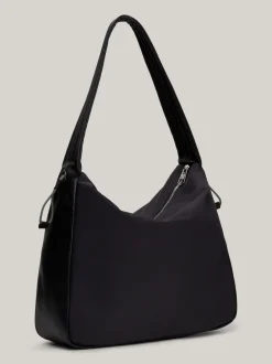 Torby Na Ramię*Tommy Hilfiger Duża Torebka Na Ramię W Stylu Utylity BLACK