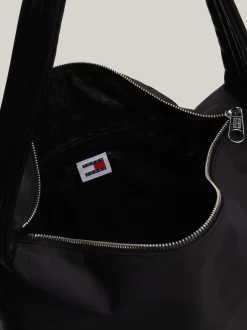 Torby Na Ramię*Tommy Hilfiger Duża Torebka Na Ramię W Stylu Utylity BLACK