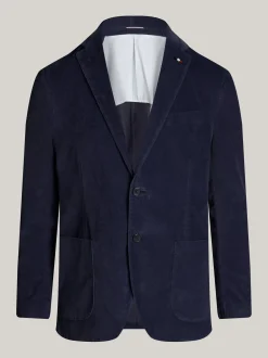 Garnitury I Kostiumy*Tommy Hilfiger Dwuczęściowy Aksamitny Garnitur BLUE