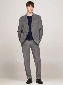 Garnitury I Kostiumy*Tommy Hilfiger Dwuczęściowy Aksamitny Garnitur GREY