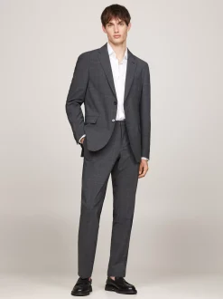 Garnitury I Kostiumy*Tommy Hilfiger Dwuczęściowy Garnitur W Kratę GREY