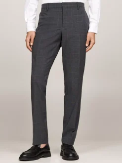 Garnitury I Kostiumy*Tommy Hilfiger Dwuczęściowy Garnitur W Kratę GREY