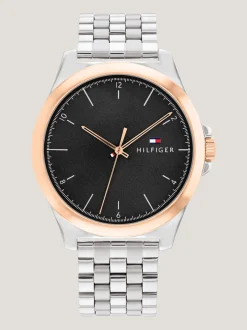 Zegarki*Tommy Hilfiger Dwukolorowy Zegarek Z Bransoletą Z Ogniw TWO TONE
