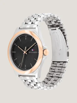 Zegarki*Tommy Hilfiger Dwukolorowy Zegarek Z Bransoletą Z Ogniw TWO TONE