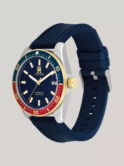 Zegarki*Tommy Hilfiger Dwukolorowy Zegarek Ze Stali Nierdzewnej BLACK