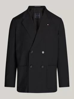Garnitury I Kostiumy|Marynarki*Tommy Hilfiger Dwurzędowa Marynarka BLACK