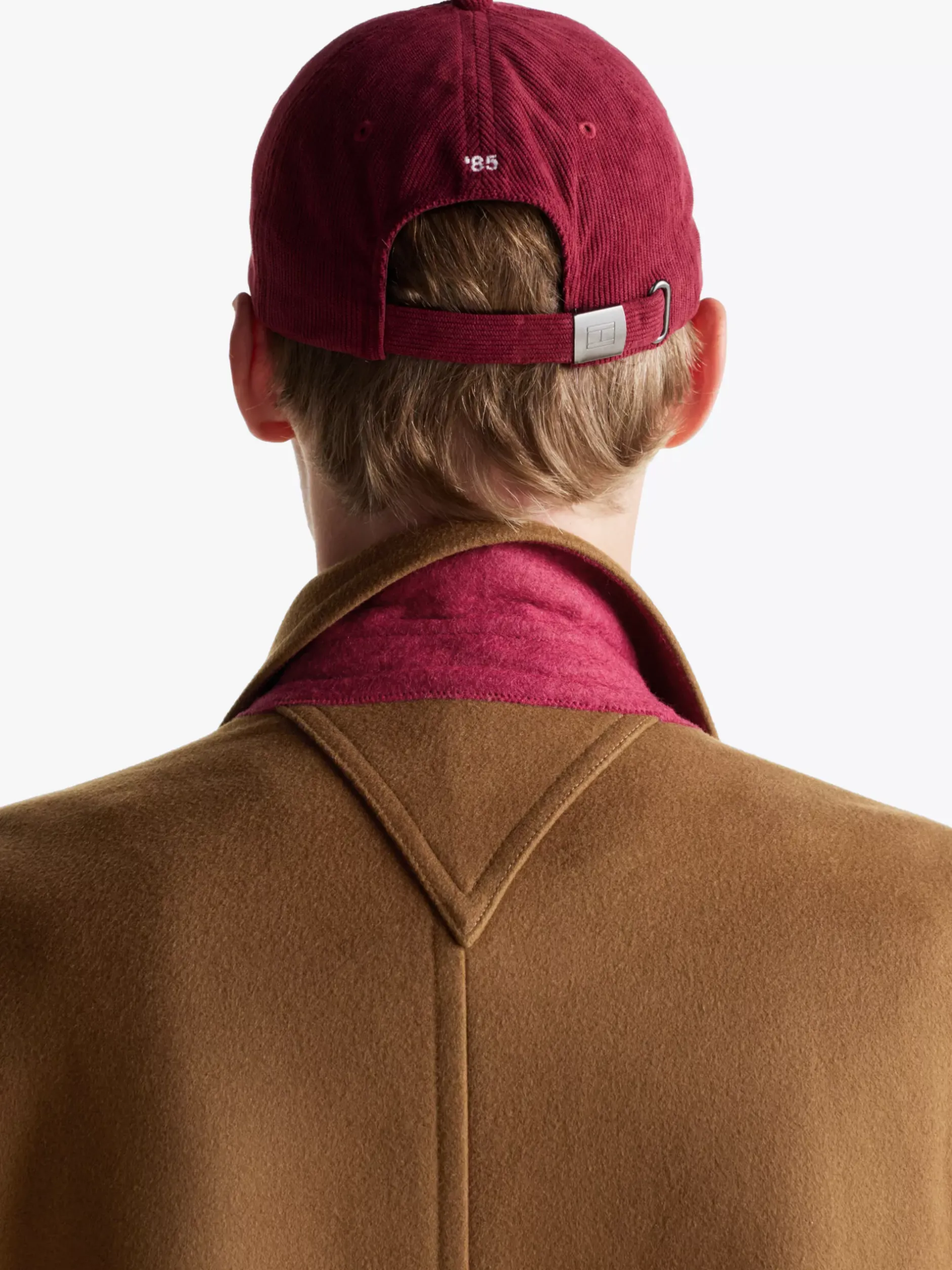 Kurtki & Płaszcze*Tommy Hilfiger Dwurzędowy Płaszcz Z Mieszanki Wełny BROWN
