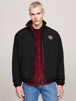 Kurtki & Płaszcze|Bomberki*Tommy Hilfiger Dwustronna Kurtka O Luźnym Kroju Z Polaru BLACK