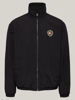 Kurtki & Płaszcze|Bomberki*Tommy Hilfiger Dwustronna Kurtka O Luźnym Kroju Z Polaru BLACK