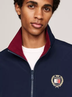 Kurtki & Płaszcze|Bomberki*Tommy Hilfiger Dwustronna Kurtka O Luźnym Kroju Z Polaru DARK NIGHT NAVY