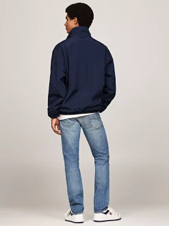 Kurtki & Płaszcze|Bomberki*Tommy Hilfiger Dwustronna Kurtka O Luźnym Kroju Z Polaru DARK NIGHT NAVY