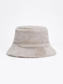 Czapki I Szaliki*Tommy Hilfiger Dwustronny Kapelusz Rybacki SILVER GREY / BALLET PINK